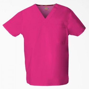 Dickies EDS Signature V-Neck Scrub Top Roz | FCBZ9863