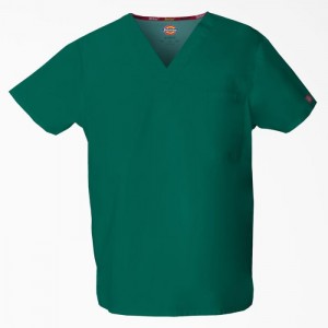 Dickies EDS Signature V-Neck Scrub Top Verzi | PQVI0099