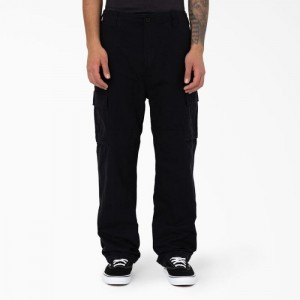 Dickies Eagle Bend Relaxed Fit Double Knee Cargo Pants Negrii | URAV4065