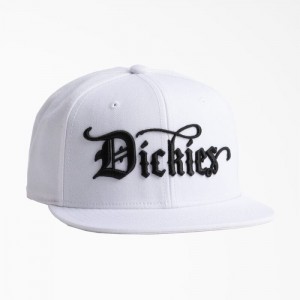 Dickies Embroidered Plati Brim Hat Albi | BYKN1085