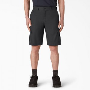 Dickies FLEX Cooling Active Talie Regular Fit Cargo Shorts, 11" Negrii | GOFF8038