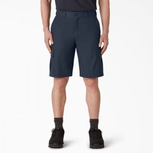 Dickies FLEX Cooling Active Talie Regular Fit Cargo Shorts, 11" Bleumarin | KRPL3005