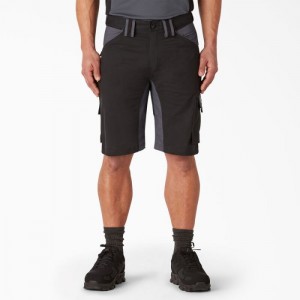 Dickies FLEX Performance Workwear GDT Cargo Shorts, 11" Negrii Gri | ATBN6754