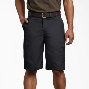 Dickies FLEX Regular Fit Cargo Shorts, 11" Negrii | KZLK7393