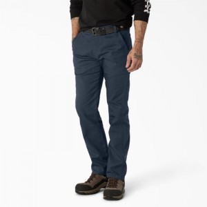 Dickies FLEX Regular Fit Duck Carpenter Pants Bleumarin | IOUN3203