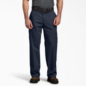 Dickies FLEX Relaxed Fit Cargo Pants Bleumarin | PJQB0394