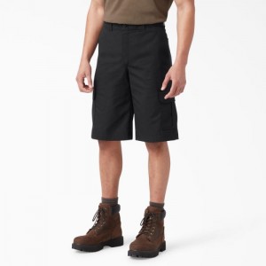 Dickies FLEX Relaxed Fit Cargo Shorts, 13" Negrii | DEVM5717
