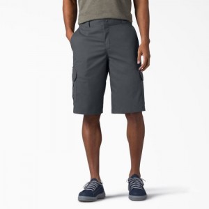 Dickies FLEX Relaxed Fit Cargo Shorts, 13" Gri | WFTI3950