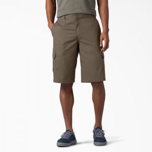 Dickies FLEX Relaxed Fit Cargo Shorts, 13" Maro Deschis | SYXI3465