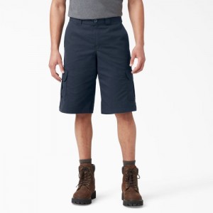 Dickies FLEX Relaxed Fit Cargo Shorts, 13" Bleumarin | BQXS9332