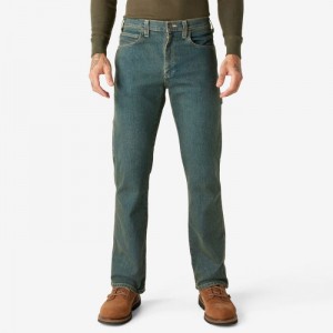 Dickies FLEX Relaxed Fit Carpenter Jeans Kaki | UIBN1676