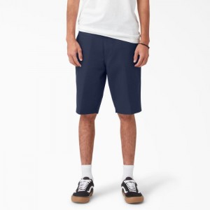 Dickies FLEX Skateboarding Slim Fit Shorts, 11" Bleumarin | BOXU8680