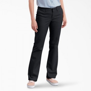 Dickies FLEX Slim Fit Bootcut Pants Negrii | KADS0486