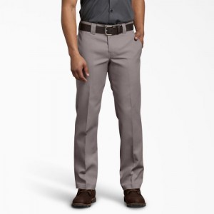 Dickies FLEX Slim Fit Lucru Pants Argintii | FNCF4110