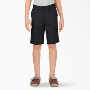 Dickies FLEX Slim Fit Shorts, 8-20 Negrii | BGUH8373