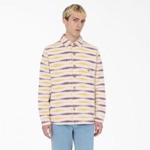 Dickies Falkville Long Sleeve Shirt Violet | XIWV2598