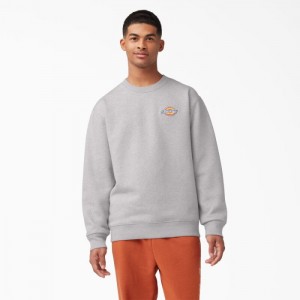 Dickies Fleece Embroidered Chest Logo Sweatshirt Regular | VCHL0129