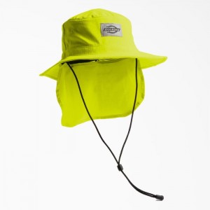 Dickies Full Brim Ripstop Boonie Hat with Neck Shade Galbeni | NZRB9361