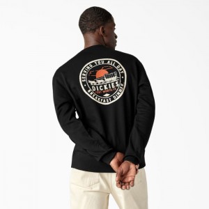 Dickies Greensburg Grafice Sweatshirt Negrii | AUTW5304