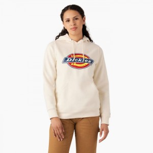 Dickies Heavyweight Logo Pullover Albi | RWAW4295