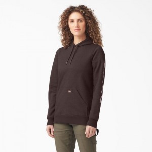 Dickies Heavyweight Logo Sleeve Pullover Ciocolata Maro | GLWY6178