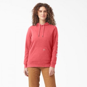Dickies Heavyweight Logo Sleeve Pullover Roz | LXER5928