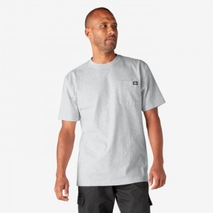 Dickies Heavyweight Scurte Sleeve Pocket T-Shirt Gri | WOAW6750