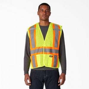 Dickies Hi Vis Protecție Vest Galbeni | ZVXP1788