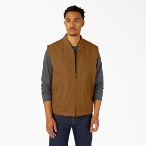 Dickies High Pile Fleece Captusite Duck Vest Maro | QFSR3916