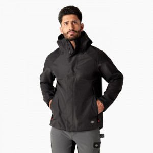 Dickies Impermeabili Shell Jacket Negrii | UDGD4992