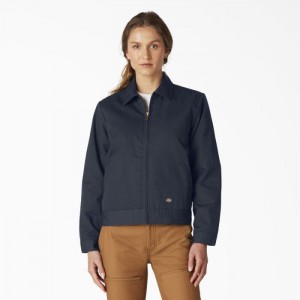 Dickies Insulated Eisenhower Jacket Bleumarin | GTKD8948