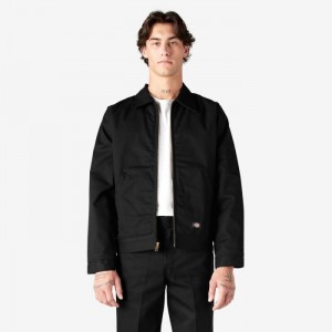 Dickies Insulated Eisenhower Jacket Negrii | OQYH9474