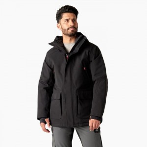 Dickies Insulated Parka Jacket Negrii | MQPM7270