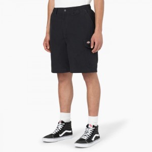 Dickies Jackson Regular Fit Cargo Shorts, 8" Negrii | NHXD5921