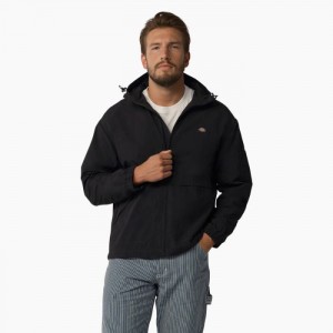 Dickies Jackson Windbreaker Jacket Negrii | RYTW8284