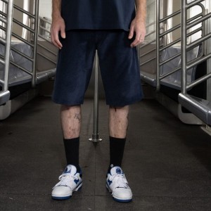 Dickies Jake Hayes Relaxed Fit Corduroy Shorts, 13" Bleumarin | JGII0635