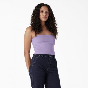 Dickies Knit Tube Top Violet Roz | THSI1203