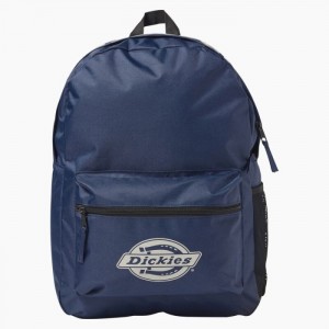 Dickies Logo Backpack Bleumarin | DHET2435