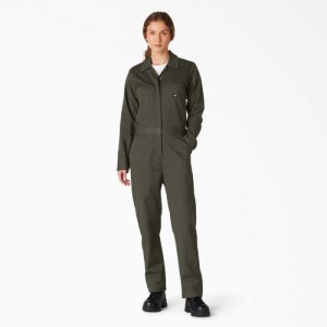 Dickies Long Sleeve Coveralls Verzi | PHLP9359