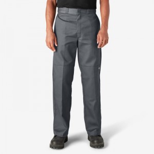 Dickies Loose Fit Double Knee Lucru Pants Gri | YKMR1044