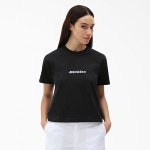 Dickies Loretto Cropped T-Shirt Negrii | NMEG1593