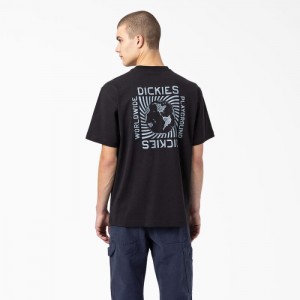 Dickies Marbury Scurte Sleeve T-Shirt Negrii | WNCY5243