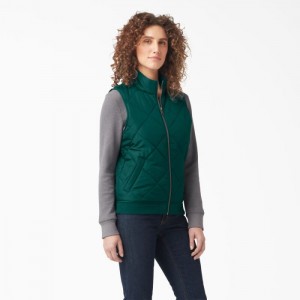 Dickies Matlasat Vest Verzi | FVQQ8186