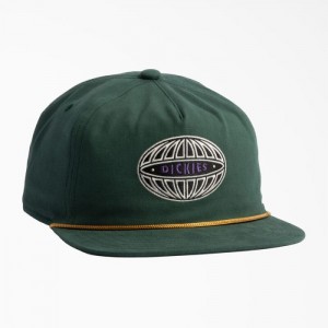 Dickies Mid-High Pro Embroidered Cap Malachite | FJXV2500