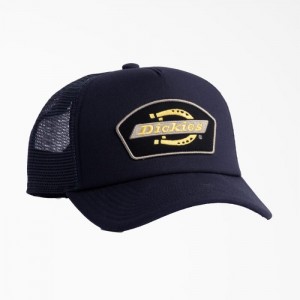 Dickies Mid-High Pro Foam Trucker Hat Bleumarin | WWIW2569