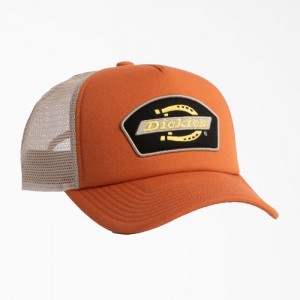 Dickies Mid-High Pro Foam Trucker Hat Maro | XBEX7541
