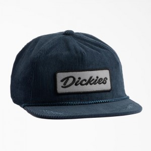 Dickies Mid-High Pro Vintage Corduroy Cap Albastri | MSOO8963