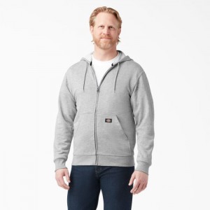 Dickies Midweight Fleece Zip Hoodie Gri | VSXG1590