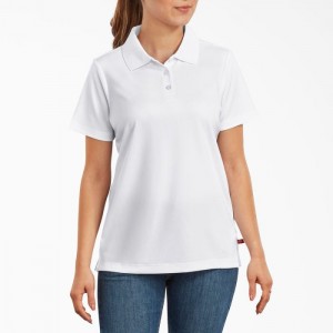 Dickies Performance Polo Shirt Albi | VYVQ0873
