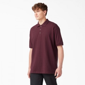Dickies Piqué Scurte Sleeve Polo Visinii | UCMA3403
